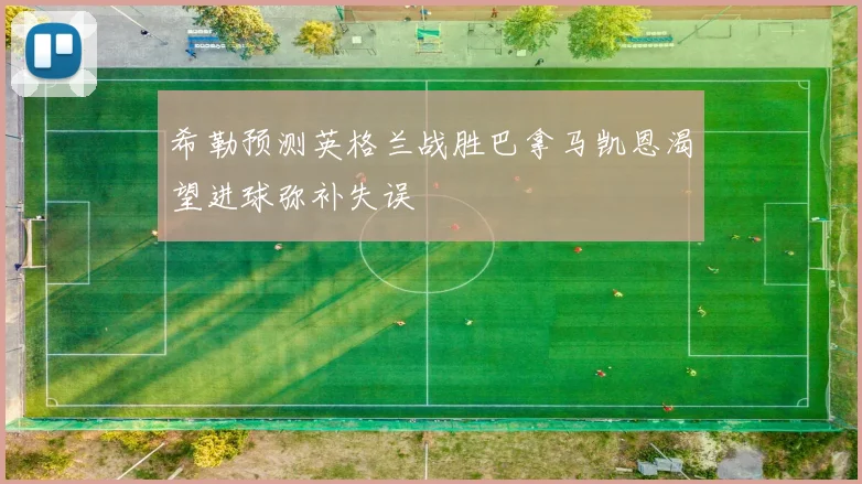 希勒预测英格兰战胜巴拿马凯恩渴望进球弥补失误