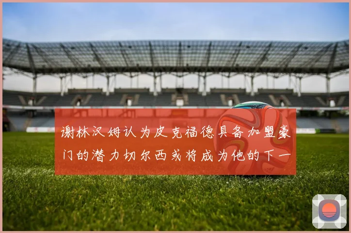 谢林汉姆认为皮克福德具备加盟豪门的潜力切尔西或将成为他的下一个选择